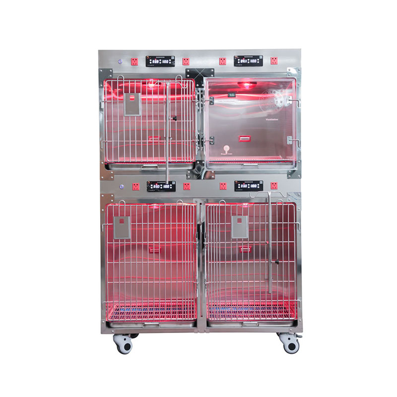 Jaula veterinaria con terapia infrarroja VM-LL-01